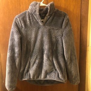 Gray pull over sweater
